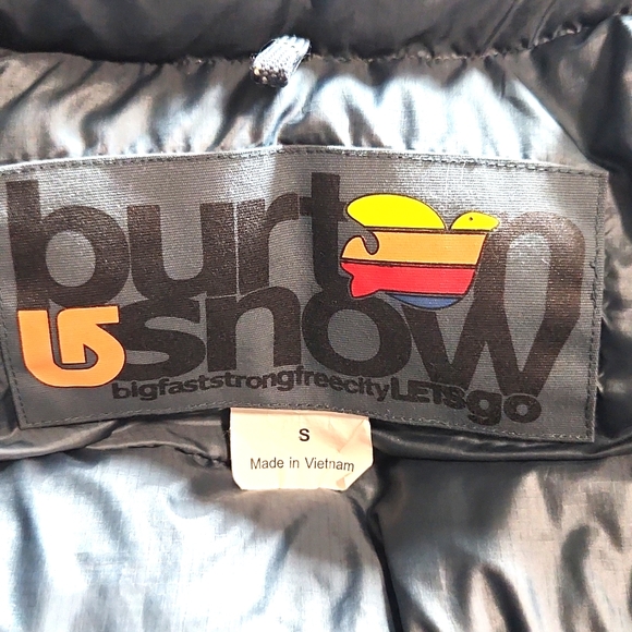RARE!! Burton + Free City Collaboration Dry Ride Down Puffer Jacket Men's Small - Picture 9 of 16